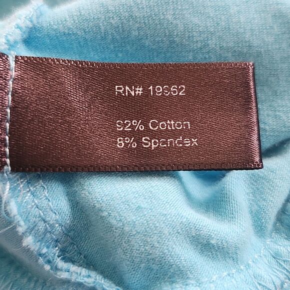 Boston Proper Strapless Tube Top Halter Top, Teal Turquoise Blue, S - Picture 6 of 8